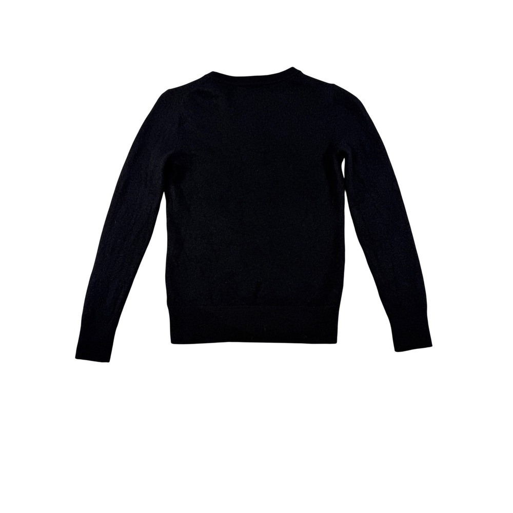 Quince Mongolian Cashmere Crewneck Sweater Black LB17932 Womens XS - Picture 3 of 8